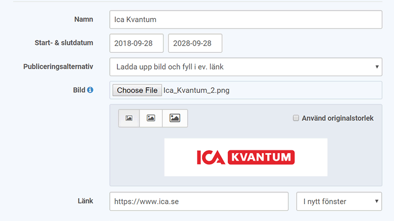 Sponsorer och annonser