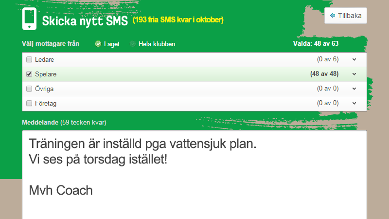 Gratis SMS-utskick