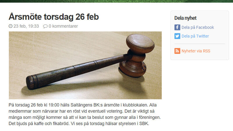 Lätt att hålla sig uppdaterad