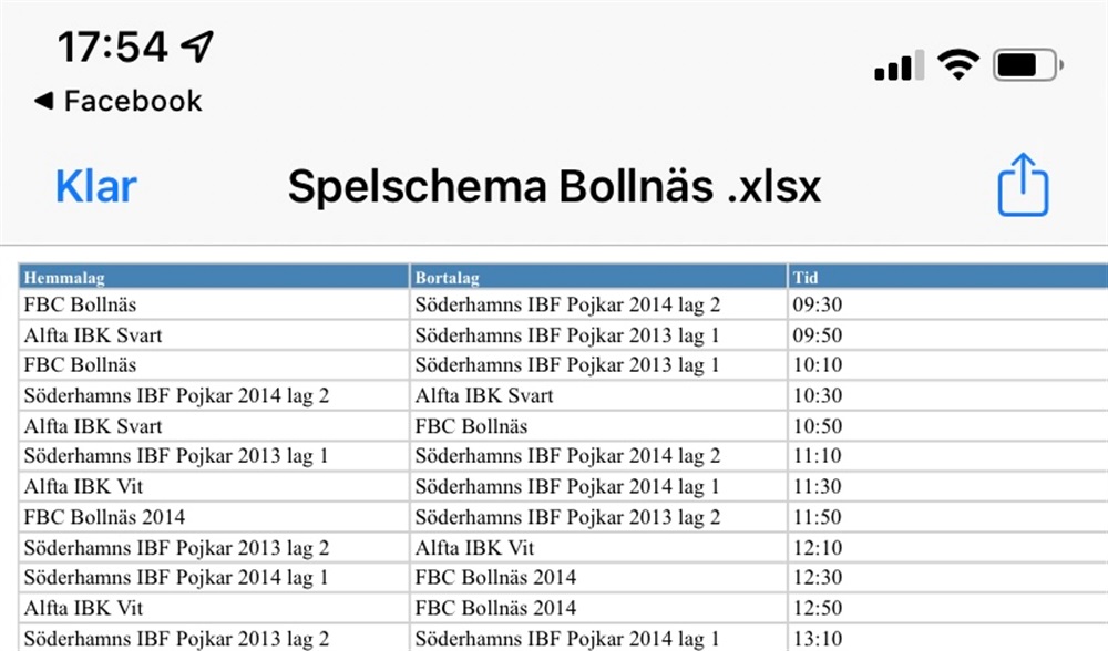 Obs Nytt Spelschema Soderhamns Ibf Pojkar 14 Svenskalag Se