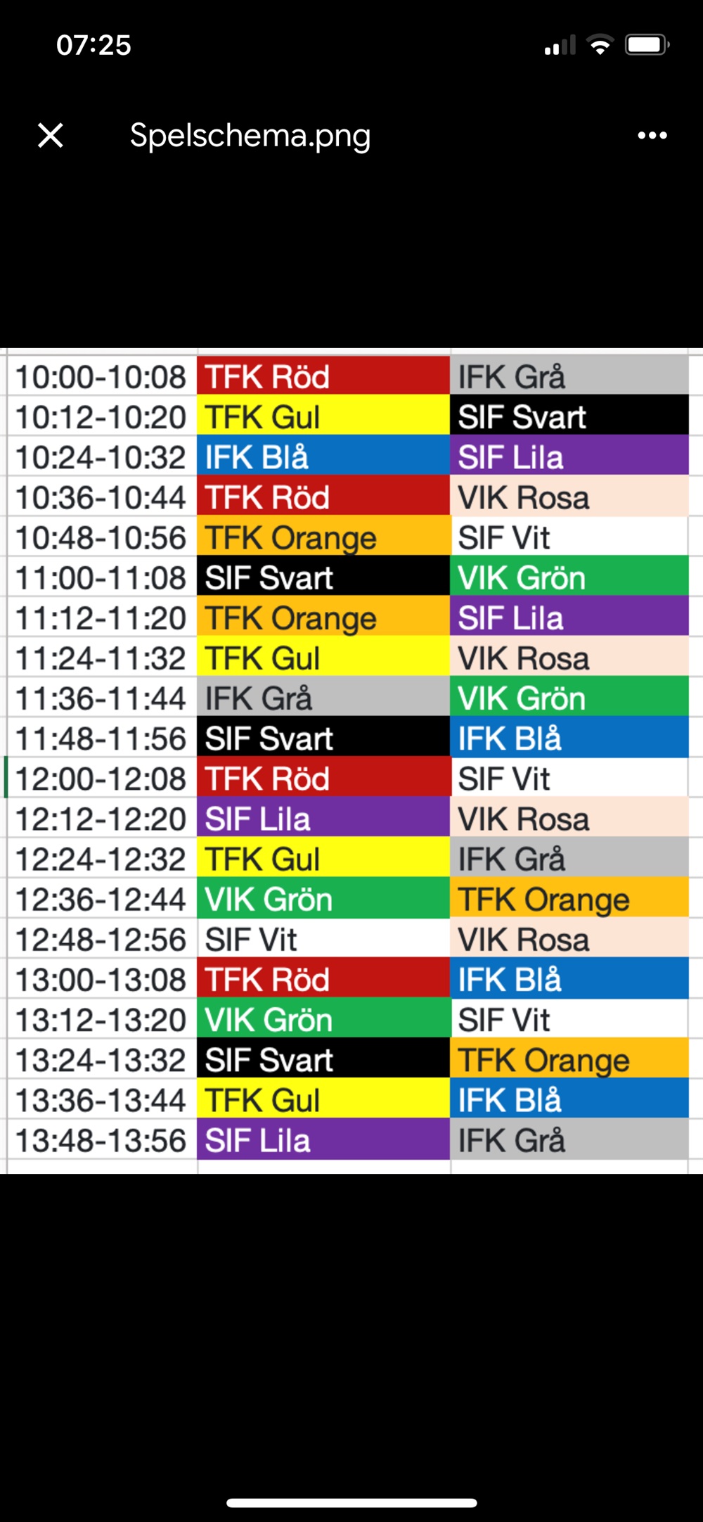 Spelschema Och Lagindelning / Wargöns IK - P2014 - Svenskalag.se